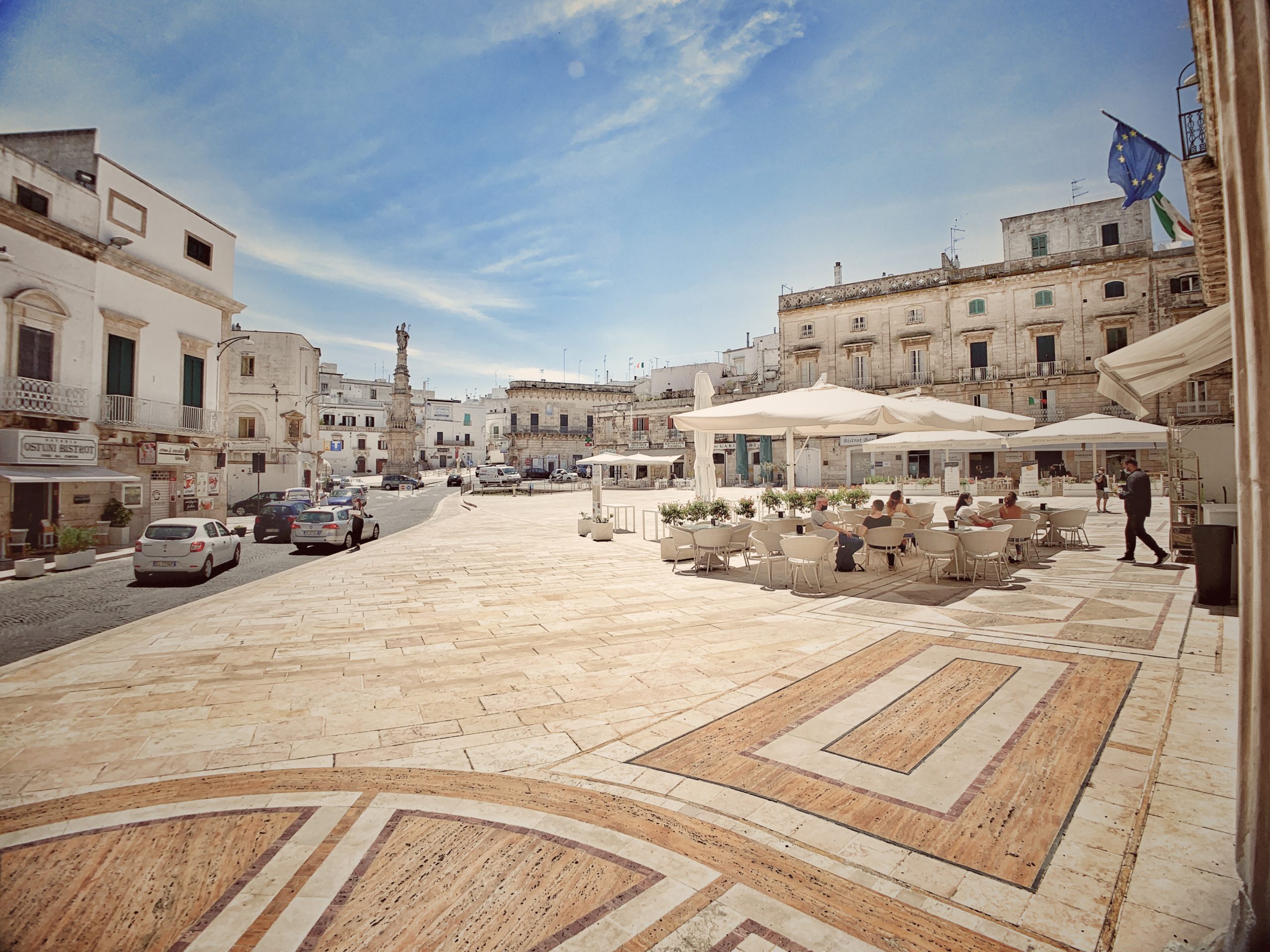 Piazza della Libertà, Ostuni, Puglia | gay Ostuni city guide photo copyright the Puglia Guys for the Big Gay Puglia Guide, guides to Puglia’s best gay beach, best restaurant and best accommodation.