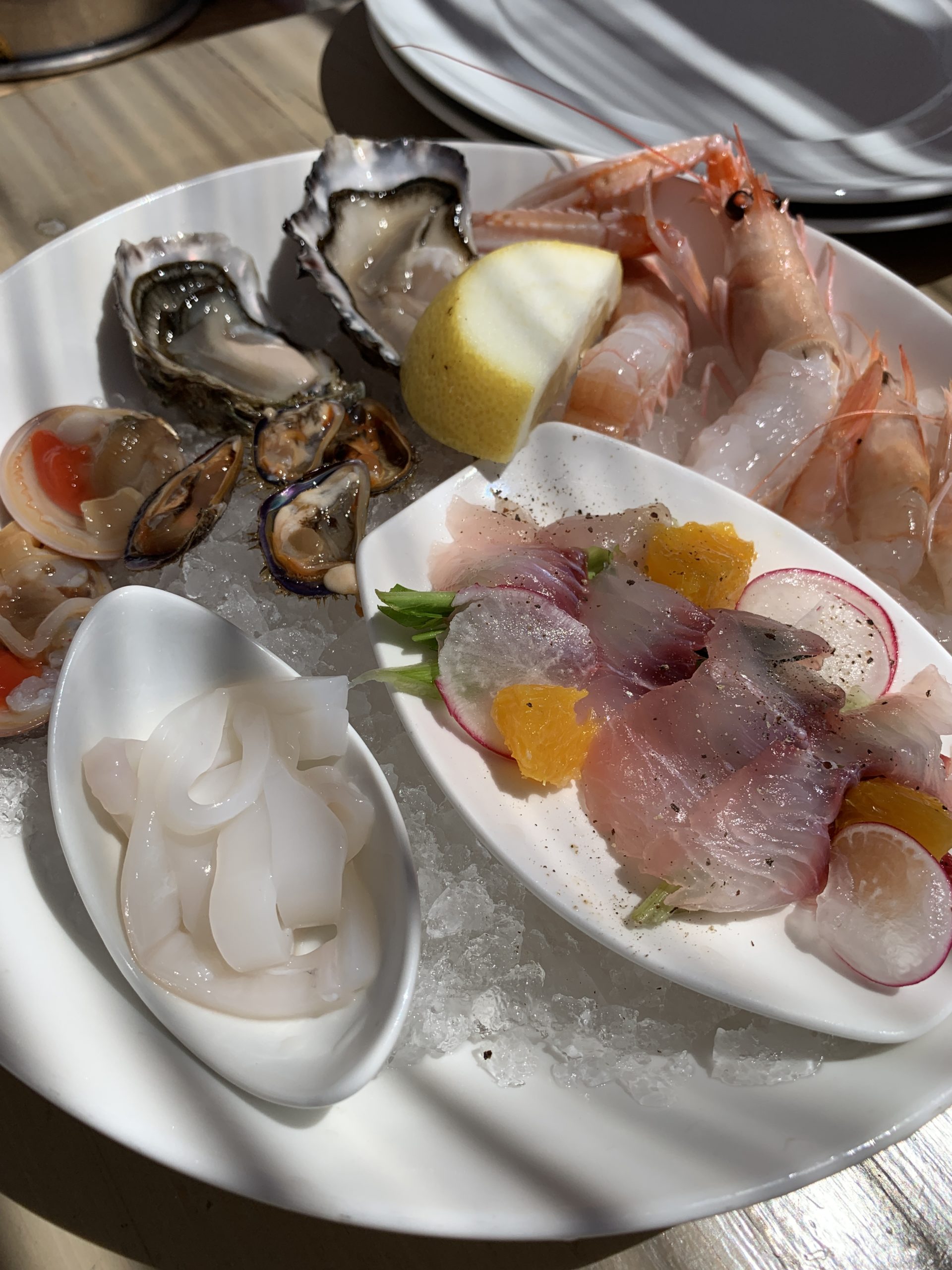 Amazing seafood at Al Trabucco di Mimì, Peschici, Gargano. The Big Gay Podcast from Puglia guides to Puglia. Gay travel guides and city guides to Puglia, Italy. Travel inspiration. Best food and restaurants, Puglia.