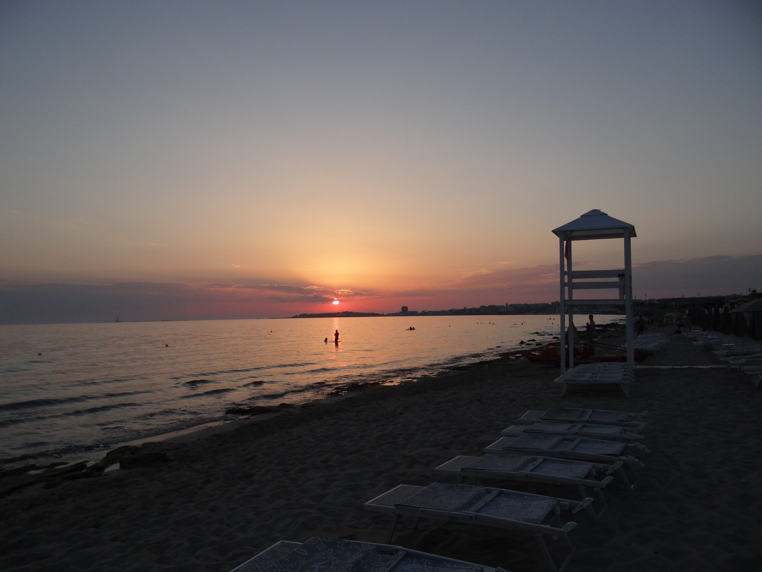 Por do Sol gay beach, Gallipoli. Gallipoli is Puglia and Italy’s top gay summer destination, drawing a cosmopolitan and sophisticated international gay crowd.