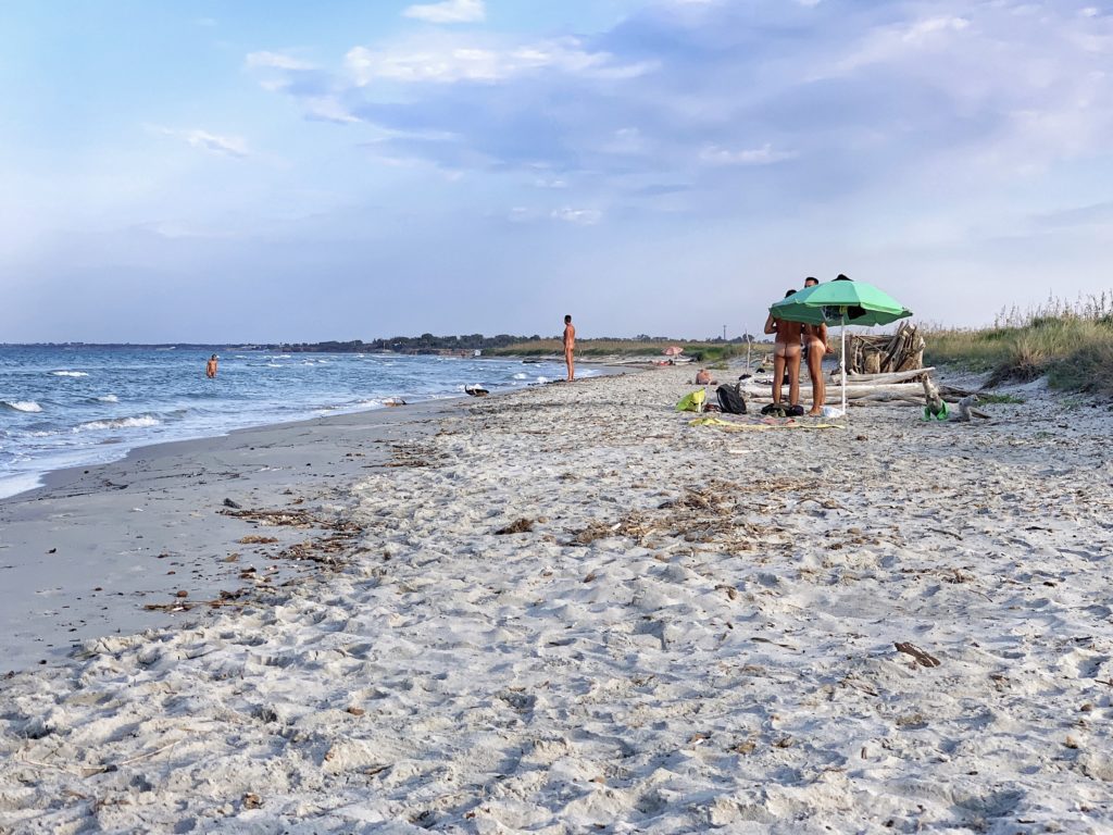 The gay and naturist / nudist beach section at Torre Guaceto near Ostuni in Puglia. The Big Gay Podcast from Puglia the definitive gay guide to Puglia.