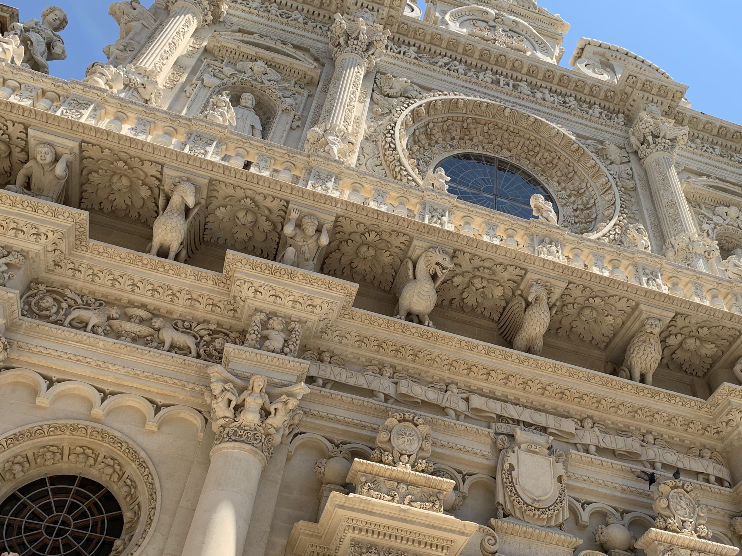 The Basilica di Santa Croce, Lecce is recently restored and one of Lecce’s most impressive Baroque buildings.