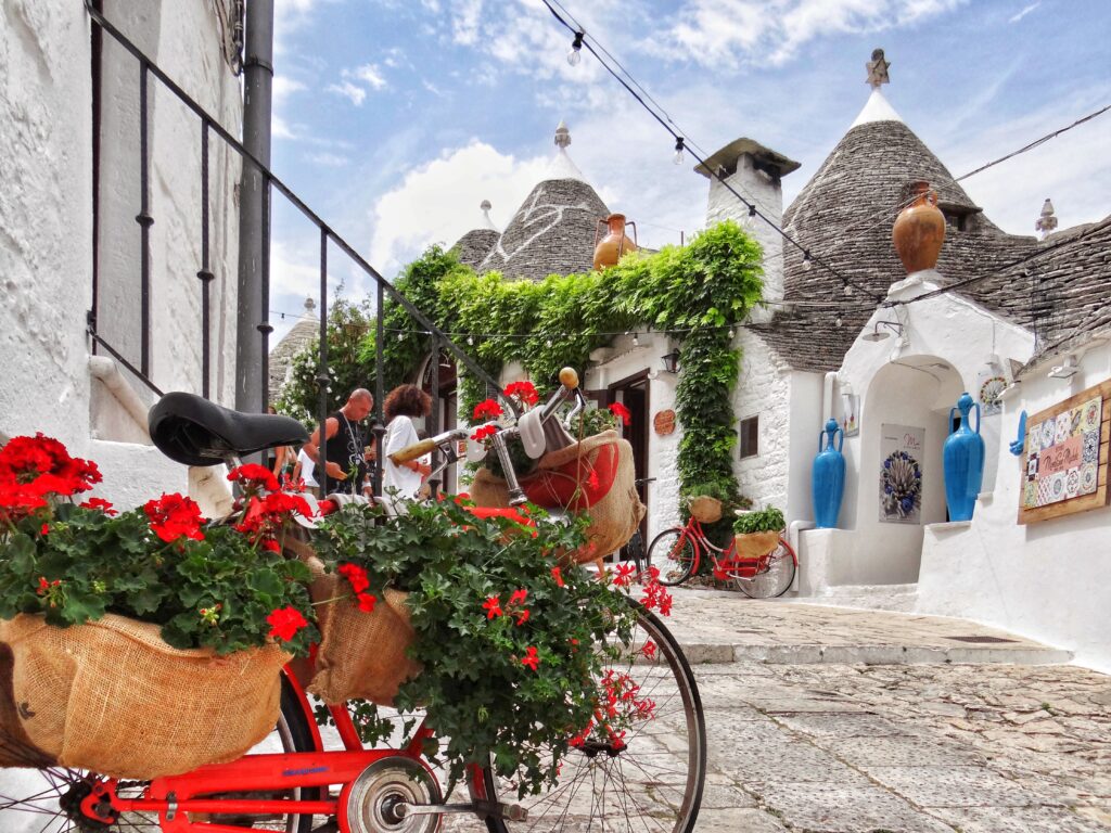 When is the best time to visit Alberobello in Puglia?