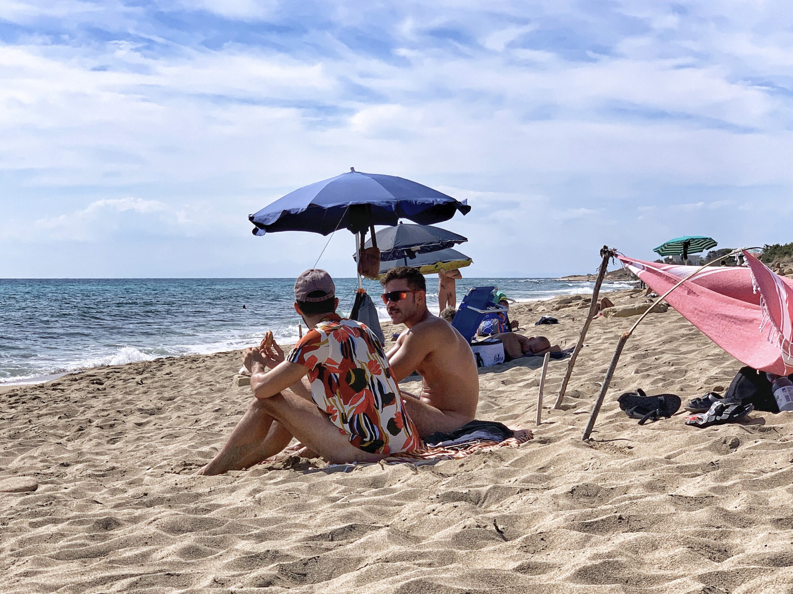 Spiaggia d’Ayala near Campomarino is one of Puglia’s top nudist naturist gay beaches. Read the Big Gay Podcast from Puglia Guide to Gay Beaches in Puglia; packed full of masculine, hot Italian guys