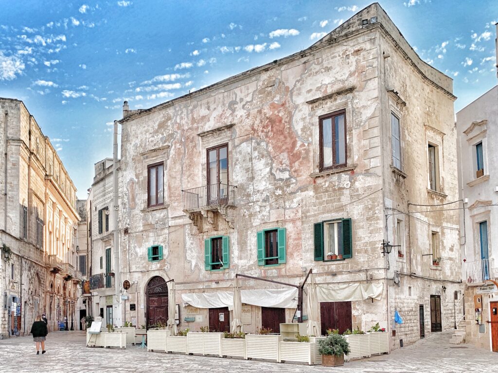 Polignano a Mare, Puglia. The Old Town. Photo The Puglia Guys for the Big Gay Podcast from Puglia