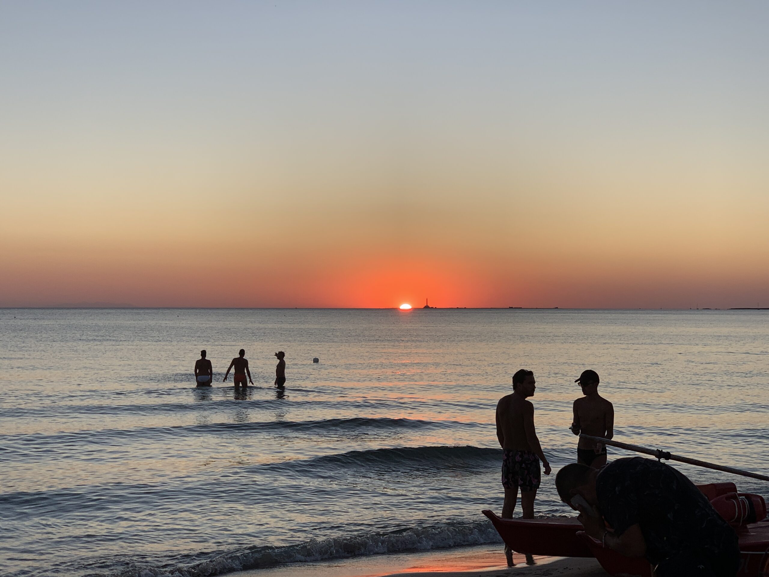 Sunset in Puglia at Baia Verde - a top gay place to visit The Big Gay Guide to Puglia gay travel blog 