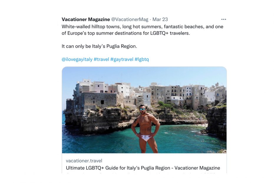Vacationer Magazine Ultimate LGBTQ+ Guide for Italy’s Puglia Region