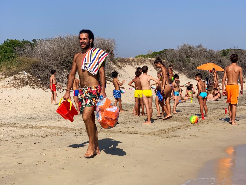 Pilone beach nearby Ostuni, the Big Gay Podcast from Puglia beach guide to Puglia | Photo © The Puglia Guys for the Big Gay Podcast from Puglia inclusive guides to Puglia,s best accommodation, beaches, restaurants and to gay Puglia, Italy’s top gay summer destination for LGBT travel.