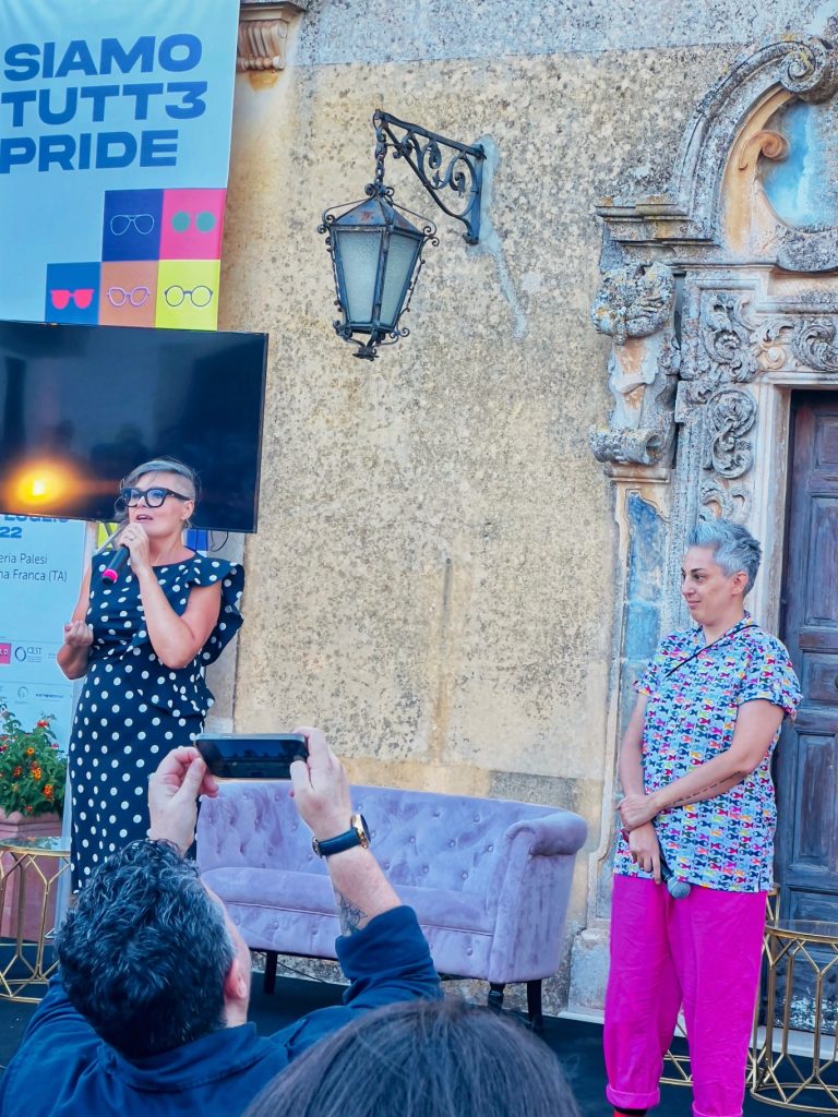 Siamo Tutti Pride Masseria Palesi, Gay Puglia, Lori Campana, Cathy La Torre