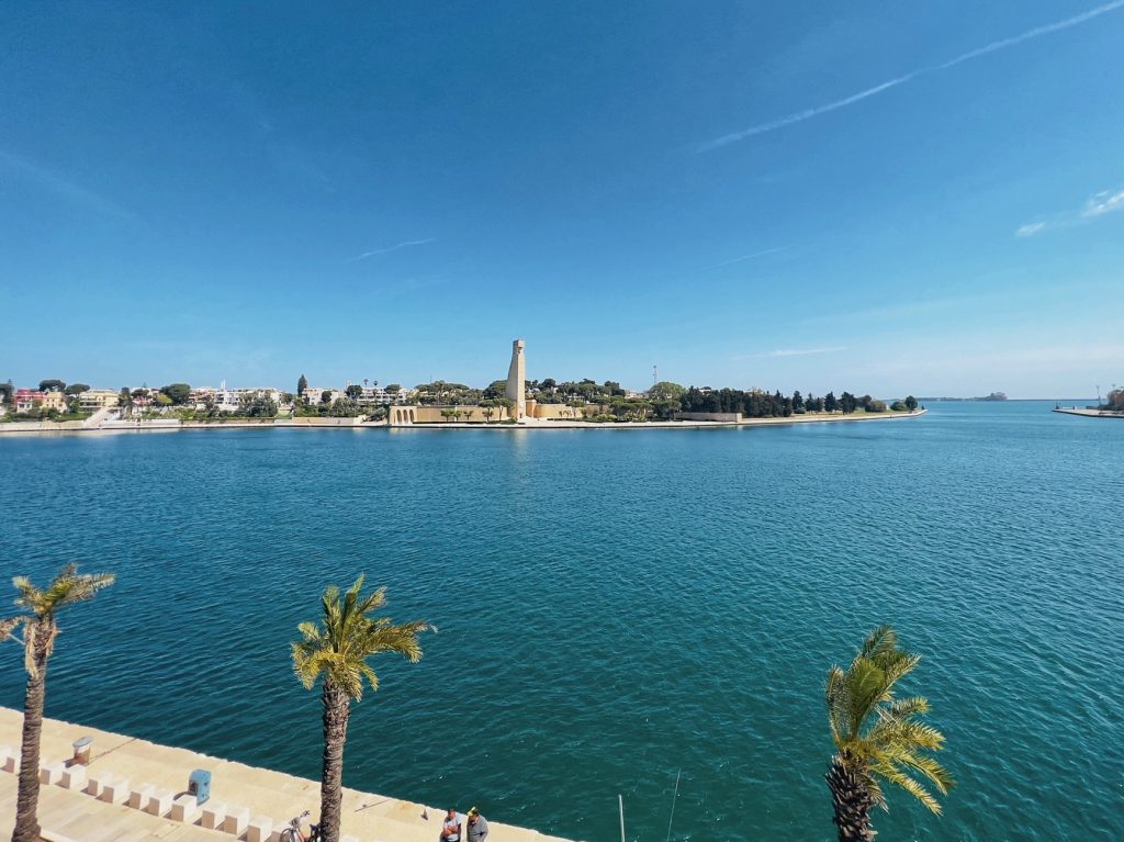 The view from the Bellavista Museum, Brindisi Port, Brindisi, Puglia | Photo © the Pugli Guys for the Big Gay Podcast from Puglia, Italy’s top gay summer destination