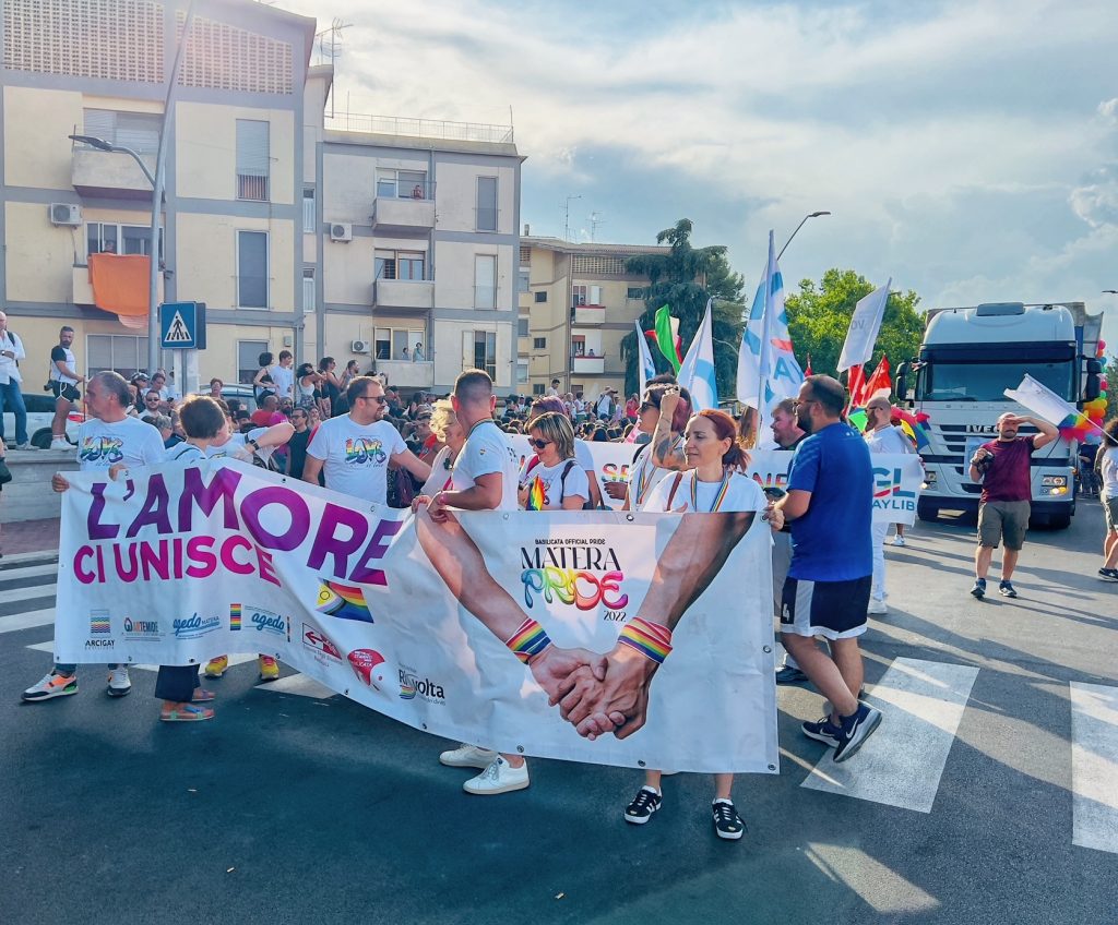 Matera Pride 2022 photo copyright © The Big Gay Podcast from Puglia, city guides to gay Puglia, gay Italy