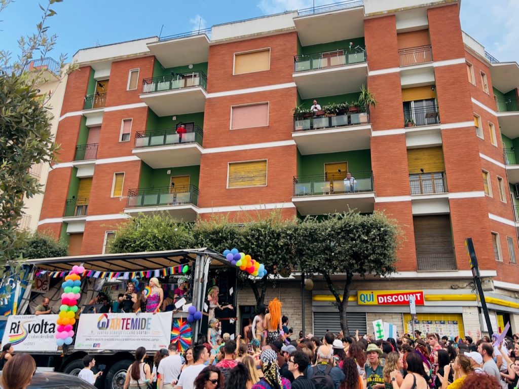 Matera Pride 2022 photo copyright © The Big Gay Podcast from Puglia, city guides to gay Puglia, gay Italy