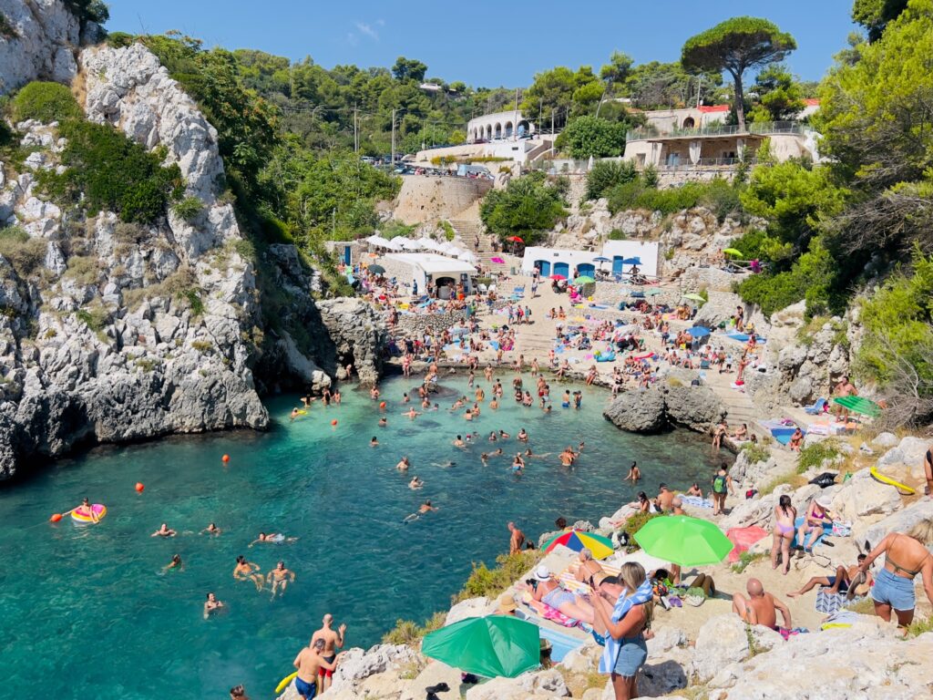 Cala dell’Acquaviva - one of Puglia’s most beautiful swimming spots | Photo © the Puglia Guys for the Big Gay Podcast from Puglia guides to gay Puglia, Italy’s top gay summer destination