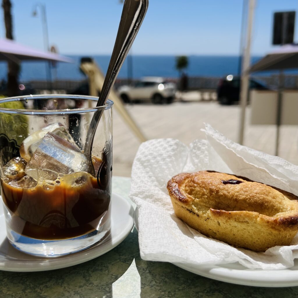 Pasticciotto with caffè leccese | the Puglia Guys guides to Puglia’s best food and restaurants Photo © the Puglia Guys for the Big Gay Podcast from Puglia guides to gay Puglia, Italy’s top gay summer and destination. One of Italy’s best foodie destinations.