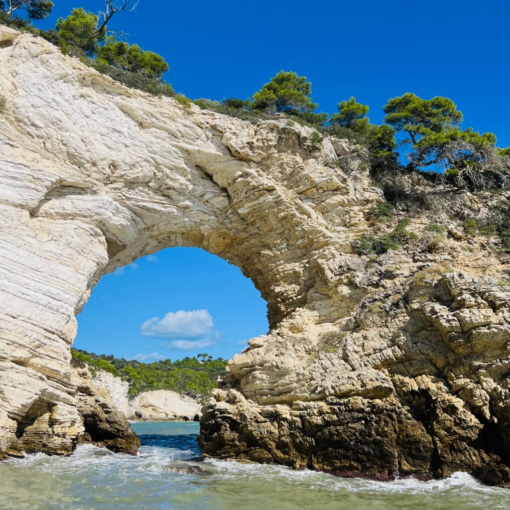 Spiaggia di San Felice, Vieste | Photo © the Puglia Guys for the Big Gay Podcast from Puglia guides to gay Puglia, Italy’s top gay summer destination | Puglia by beach guide to Puglia’s best beaches | Gargano beach