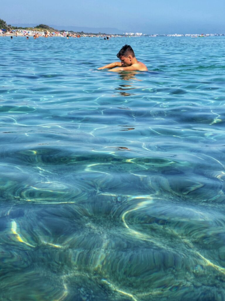 Pilone beach nearby Ostuni, the Big Gay Podcast from Puglia beach guide to Puglia | Photo © The Puglia Guys for the Big Gay Podcast from Puglia inclusive guides to Puglia,s best accommodation, beaches, restaurants and to gay Puglia, Italy’s top gay summer destination for LGBT travel.