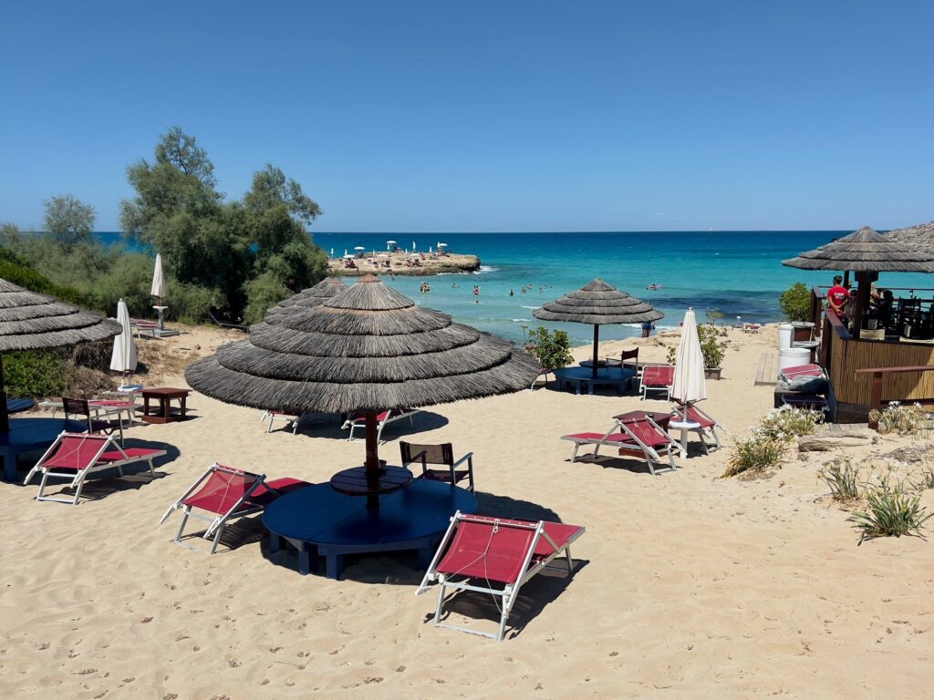 Punta della Suina, Gallipoli. One of Europe’s Top 40 beaches and voted Italy’s best gay and nudist beach | Photo © The Puglia Guys