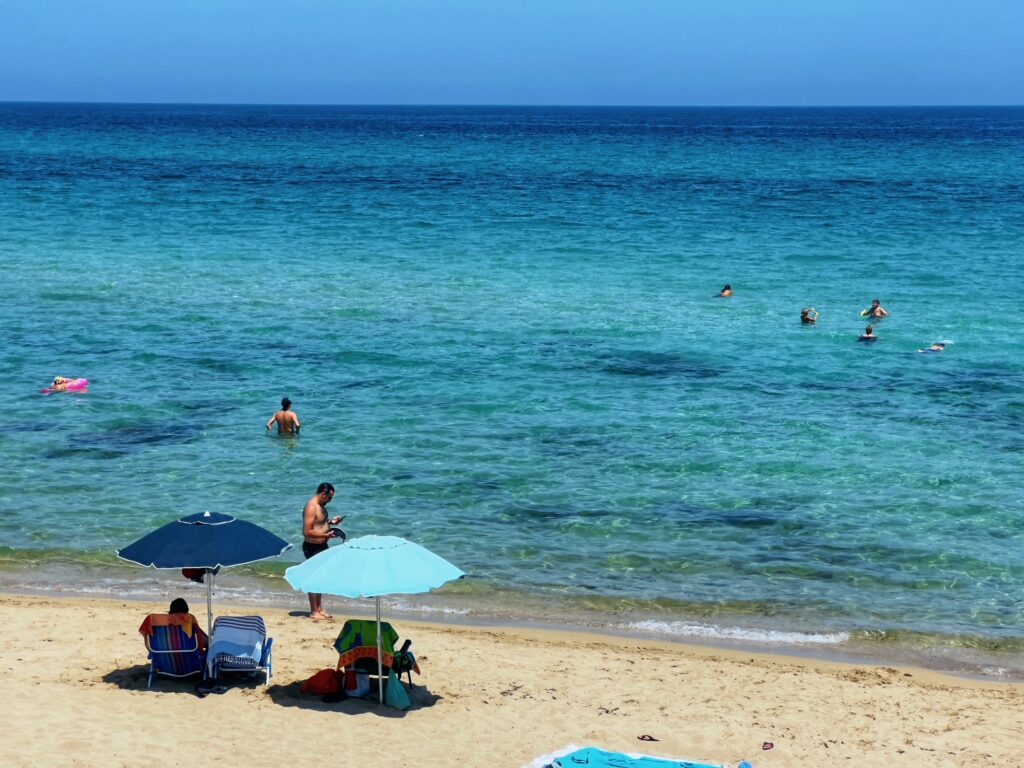 Torre Canne beach nearby Ostuni, the Big Gay Podcast from Puglia beach guide to Puglia | Photo © The Puglia Guys for the Big Gay Podcast from Puglia inclusive guides to Puglia,s best accommodation, beaches, restaurants and to gay Puglia, Italy’s top gay summer destination for LGBT travel.