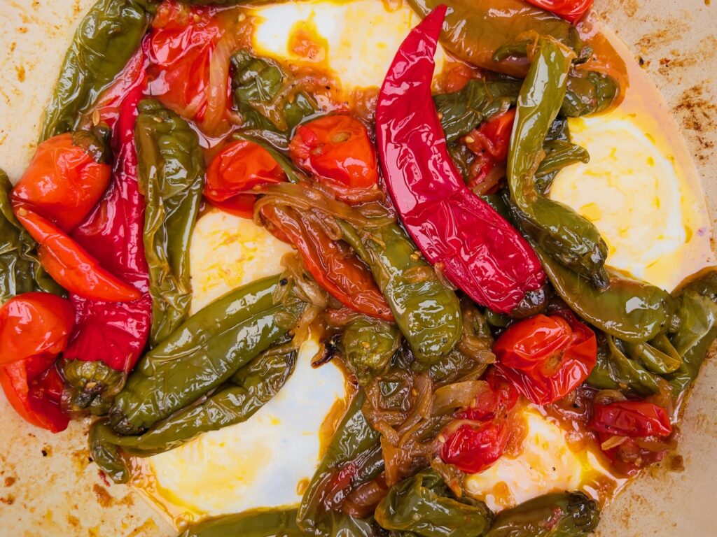 Eat Puglia. Friggitelli peppers from Puglia bought from the market are sensational when fried in extra virgin olive oil, or softly sautéed with fresh seasonal tomatoes. 