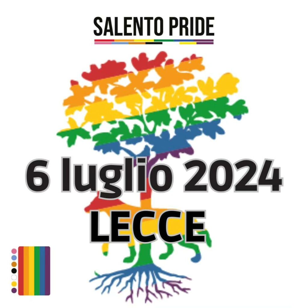 Salento Pride 2024 will be held in Lecce.